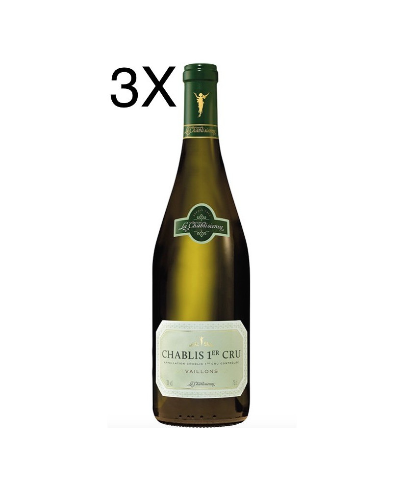 (3 BOTTIGLIE) La Chablisienne - Chablis 1er Cru 2018 - Vaillons - 75cl