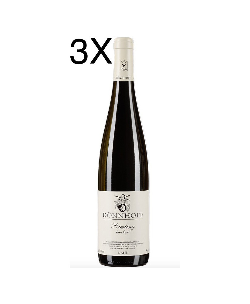 (3 BOTTIGLIE) Donnhoff - Riesling Trocken 2021 - Dry - QbA - Cork-Free - 75cl