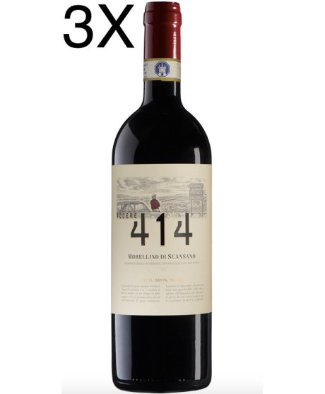 (3 BOTTLES) Podere 414 - Morellino di Scansano 2021 - DOCG - 75cl.