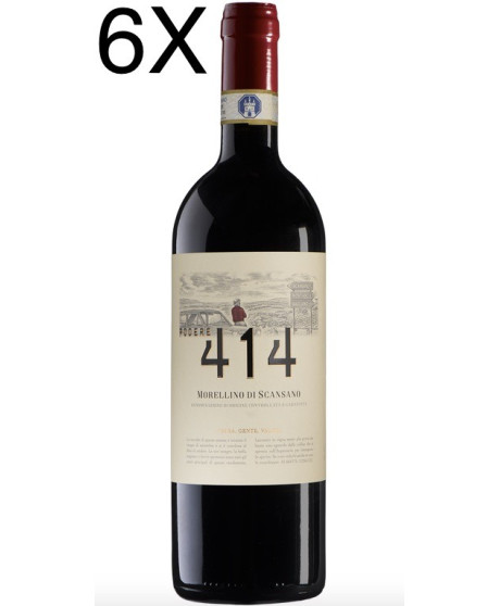 (6 BOTTLES) Podere 414 - Morellino di Scansano 2021 - DOCG - 75cl.