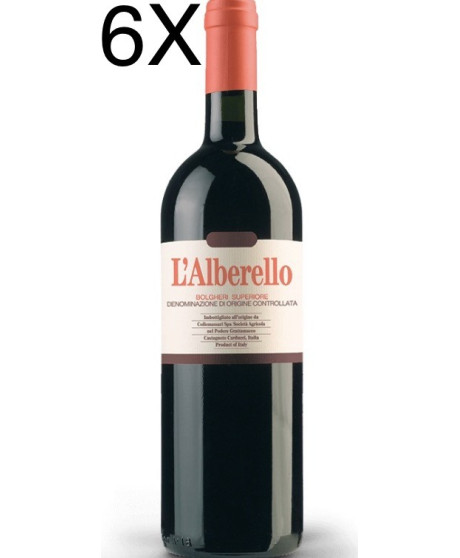 (6 BOTTLES) Castello Collemassari - L'alberello 2015 - Podere Grattamacco - Bolgheri Superiore DOC - 75cl