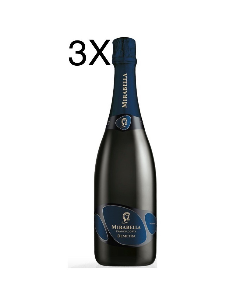 (3 BOTTLES) Mirabella - Demetra Extra Brut Millesimato 2012 - Franciacorta DOCG - 75cl