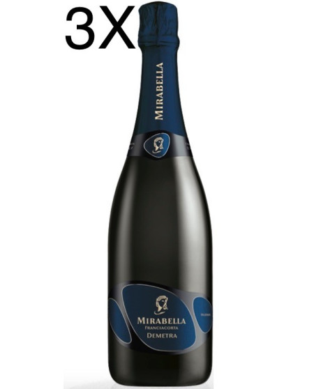 (3 BOTTIGLIE) Mirabella - Demetra Extra Brut Millesimato 2012 - Franciacorta DOCG - 75cl