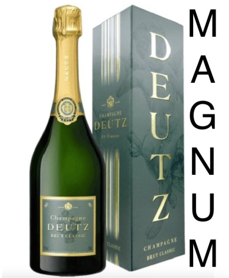 Online sales Champagne Deutz magnum, quality product. Shop online Deutz Brut Classic Coffret, fine and persistent. French wi