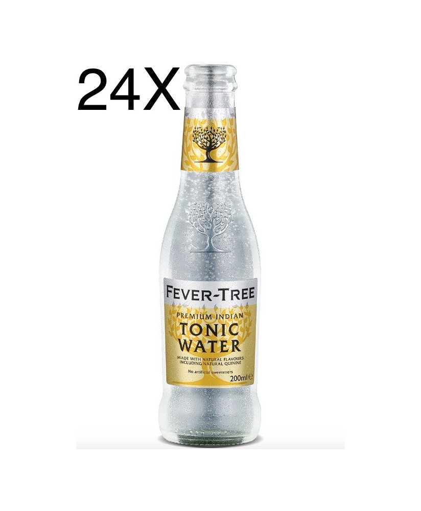 24 BOTTIGLIE - Fever Tree - Premium Indian Tonic Water - Acqua Tonica - 20cl