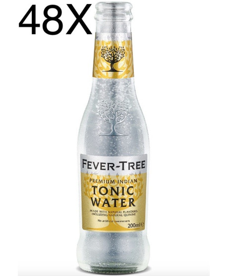 48 BOTTLES - Fever-Tree - Premium Indian Tonic Water - 20cl