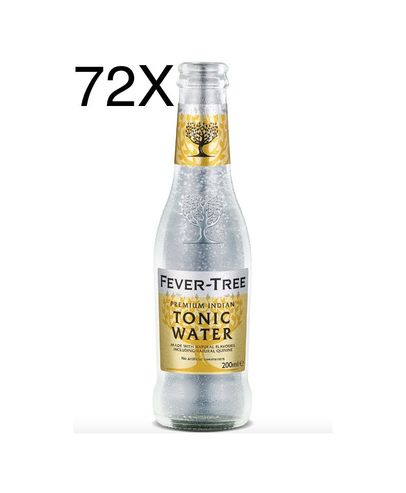 72 BOTTIGLIE - Fever Tree - Premium Indian Tonic Water - Acqua Tonica - 20cl