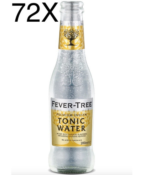 72 BOTTIGLIE - Fever Tree - Premium Indian Tonic Water - Acqua Tonica - 20cl