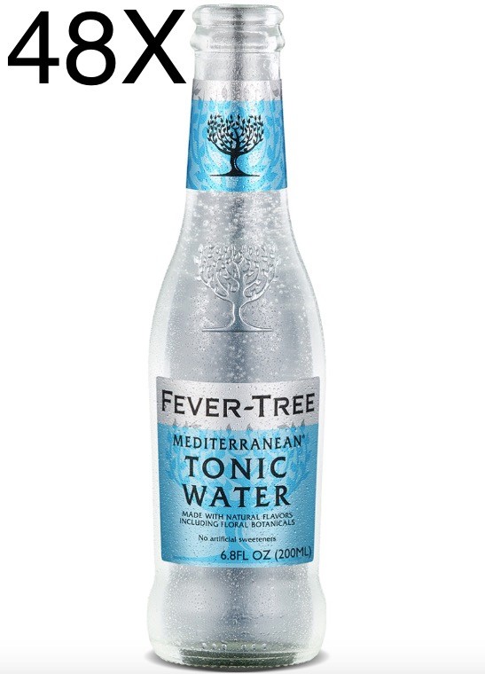 Vendita online acqua tonica Fever-Tree Mediterranen, Premium Natural Mixers  Mediterranea Tonic Water. Prodotta con Chinino del C