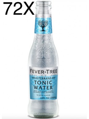 72 BOTTLES - Fever Tree Mediterranean - Premium Natural Mixers Mediterranen Tonic Water - 20cl