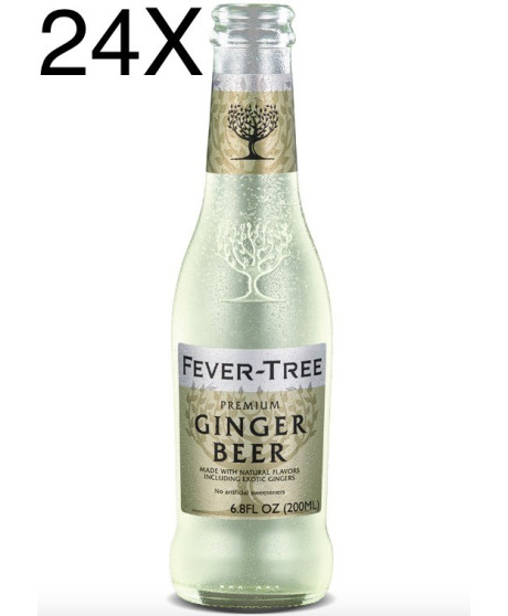 24 BOTTLES - Fever Tree - Ginger Beer - 20cl