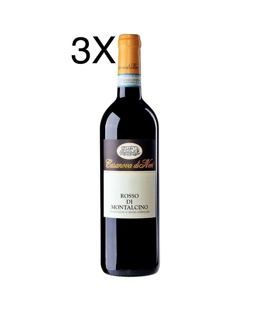 (3 BOTTLES) Casanova di Neri - Rosso di Montalcino 2022 - DOC - 75cl