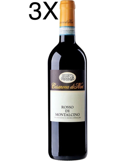 (3 BOTTLES) Casanova di Neri - Rosso di Montalcino 2022 - DOC - 75cl