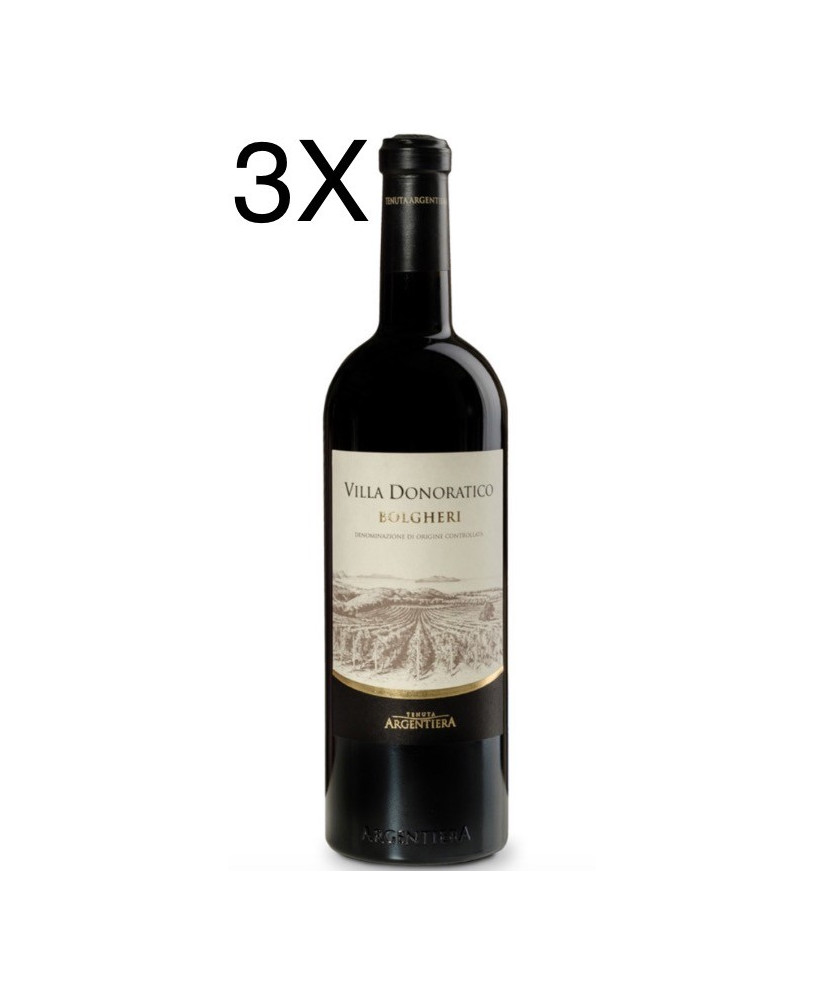 (3 BOTTIGLIE) Tenuta Argentiera - Villa Donoratico 2021 - Bolgheri DOC - 75cl