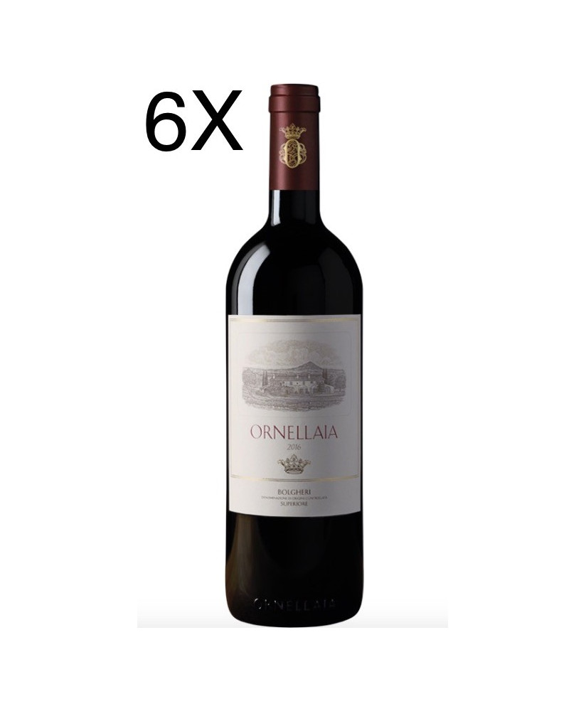 (6 BOTTIGLIE) Ornellaia - Ornellaia 2016 - Bolgheri DOC Superiore - 75cl