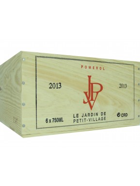 Wood Box Le Jardine de Petit Vilage 2013 - Pomerol