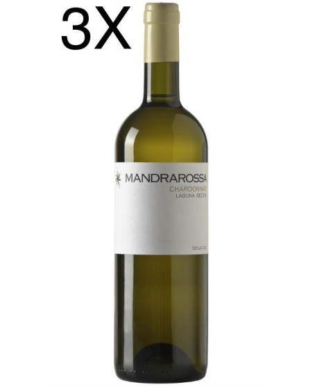 (3 BOTTLES) Mandrarossa - Laguna Secca 2020 - Chardonnay - Sicilia DOC - 75cl