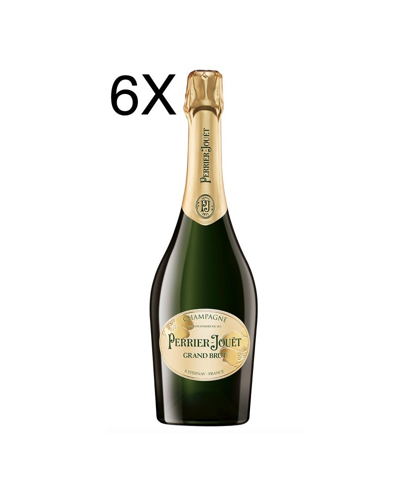 (6 BOTTLES) Perrier Jouet - Grand Brut - 75cl