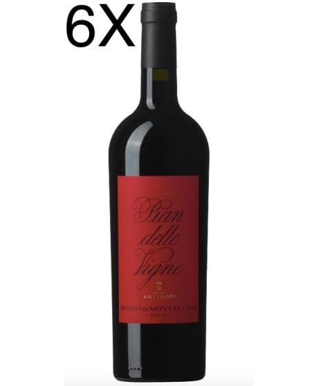 (6 BOTTIGLIE) Antinori - Pian delle Vigne - Rosso di Montalcino 2022 - DOC - 75cl