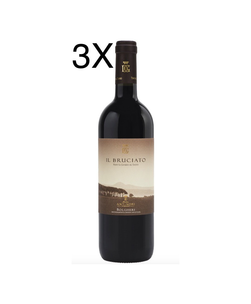 (3 BOTTIGLIE) Antinori - Tenuta Guado al Tasso - Il Bruciato 2022 - Bolgheri DOC - 75cl