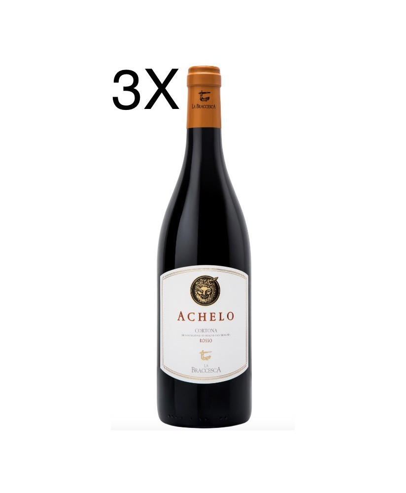 (3 BOTTIGLIE) Antinori - La Braccesca - Achelo 2022 - Cortona Rosso DOC - 75cl