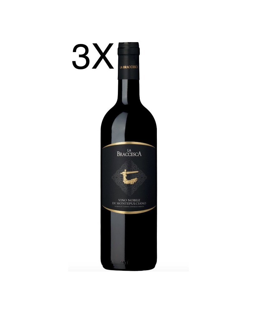 (3 BOTTIGLIE) Antinori - La Braccesca 2020 - Vino Nobile di Montepulciano DOCG - 75cl