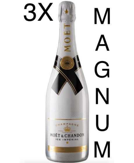 (3 BOTTIGLIE) Moët & Chandon - Ice Impérial - Magnum - Champagne 