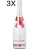 (3 BOTTLES) Moët &amp; Chandon - Ice Impérial Rose&#039; - Champagne - 75cl