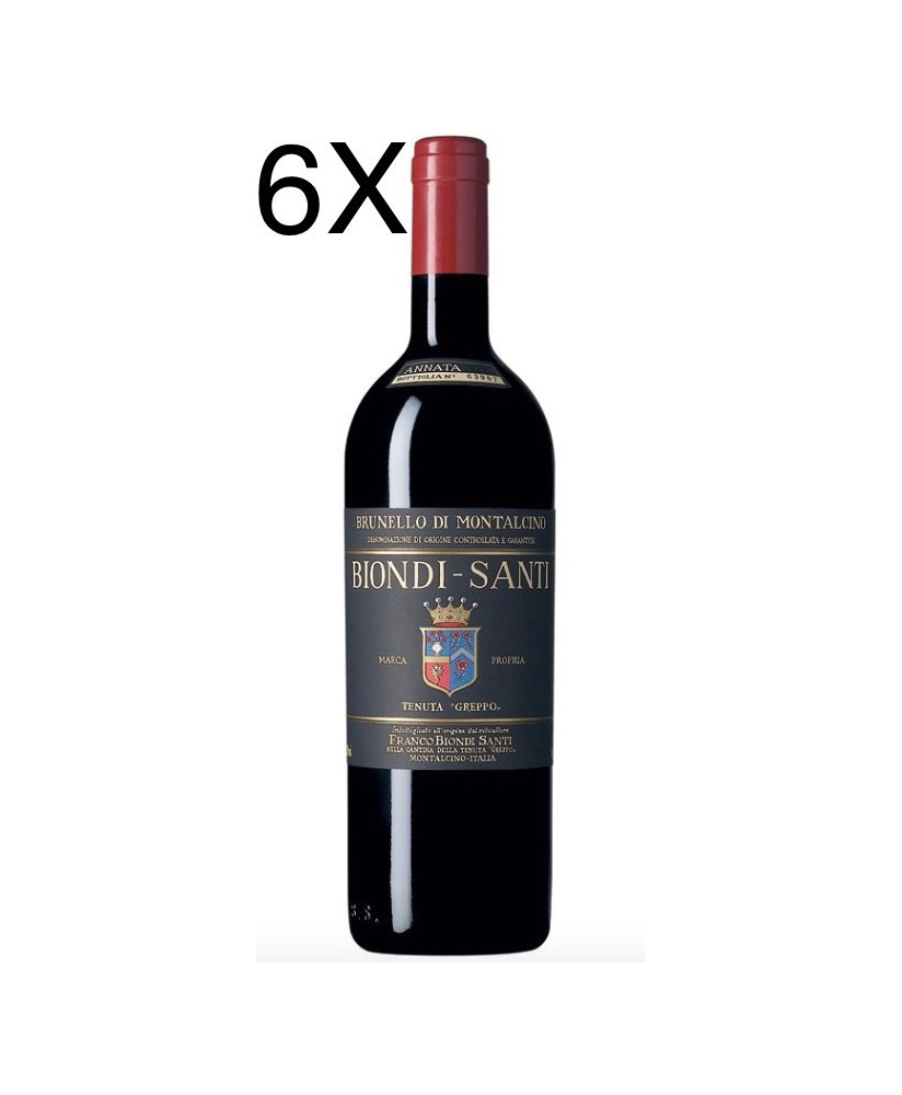 Vendita online Biondi Santi 2013 Tenuta il Greppo, Brunello di Montalcino DOCG. Shop on line vini rossi toscani di prestigio al 