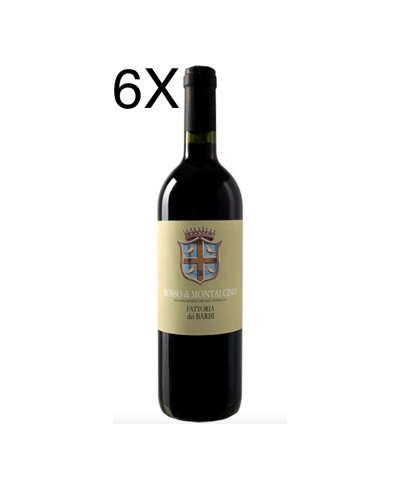 (6 BOTTIGLIE) Fattoria dei Barbi - Rosso di Montalcino 2021 DOC - 75cl