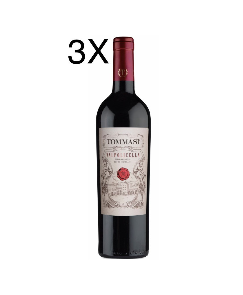 (3 BOTTIGLIE) Tommasi - Valpolicella 2022 - Valpolicella Classico DOC - 75cl