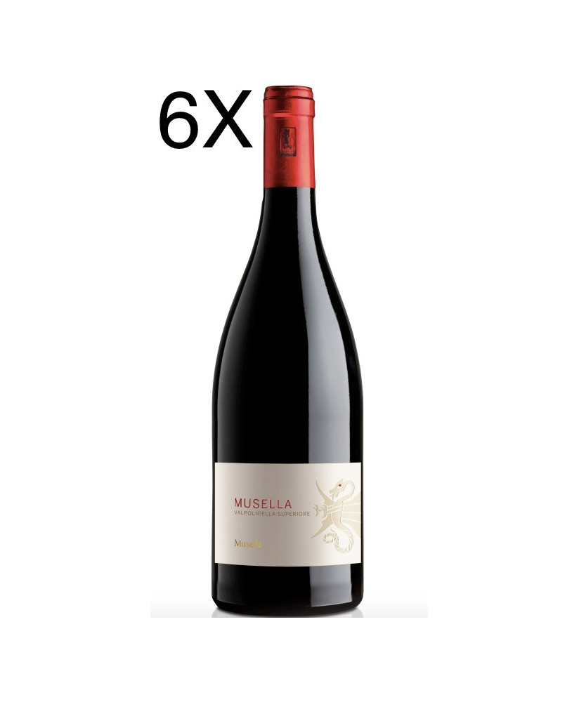 (6 BOTTLES) Musella - Valpolicella Superiore 2017 - DOC - 75cl