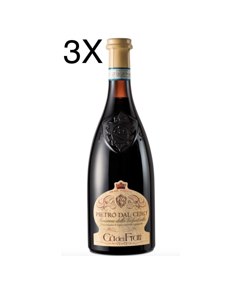 (3 BOTTIGLIE) Cà dei Frati - Pietro dal Cero 2017 - Amarone della Valpolicella DOCG - 75cl