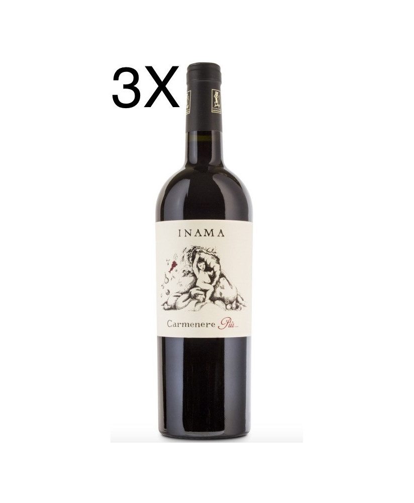 (3 BOTTLES) Inama - Carmenere Più 2021 - Rosso del Veneto IGT - 75cl