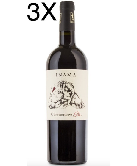 (3 BOTTLES) Inama - Carmenere Più 2021 - Rosso del Veneto IGT - 75cl