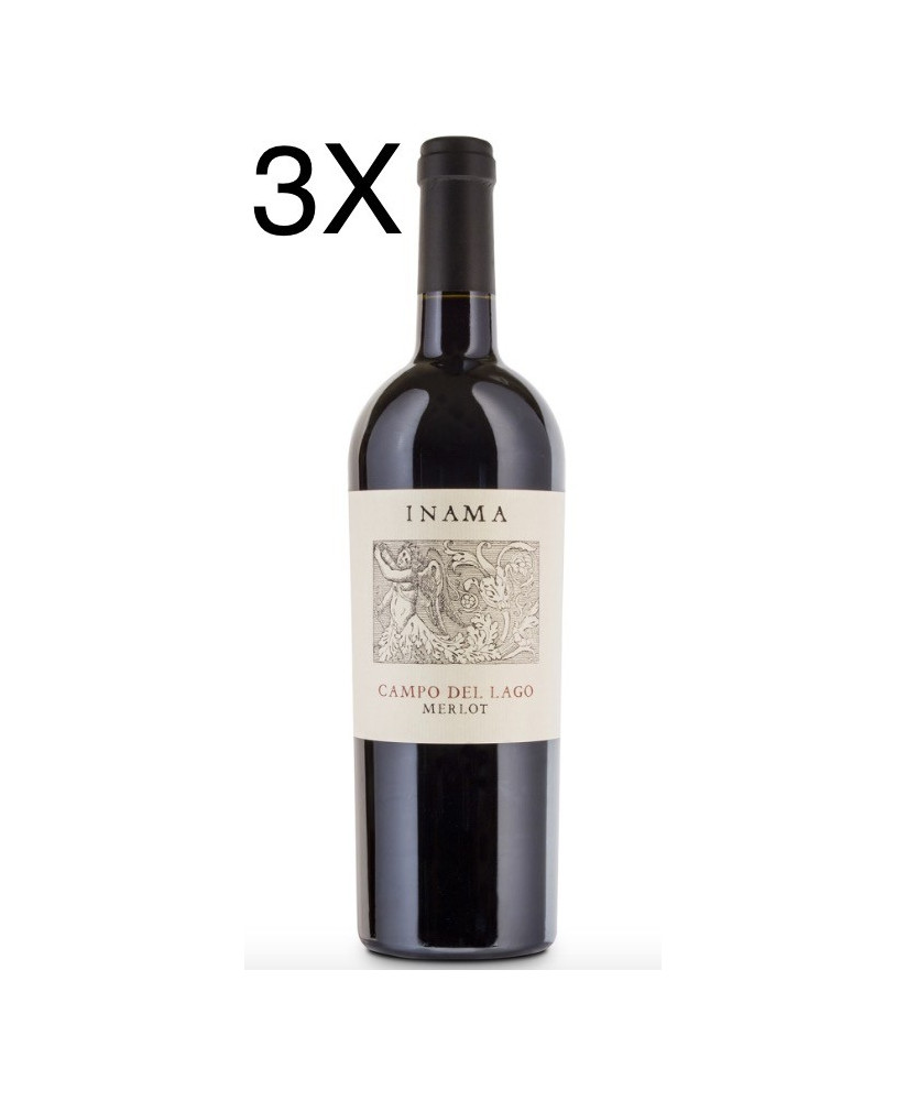 (3 BOTTIGLIE) Inama - Campo del Lago 2020 - Merlot - Veneto Rosso IGT - 75cl