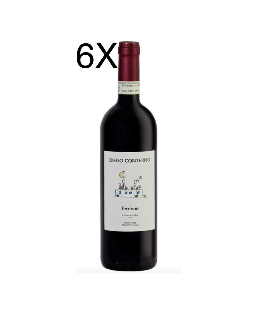 (6 BOTTLES) Diego Conterno - Ferrione 2016 - Barbera d'Alba DOC - 75cl