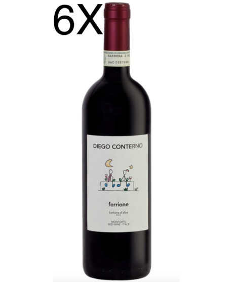 (6 BOTTLES) Diego Conterno - Ferrione 2016 - Barbera d'Alba DOC - 75cl