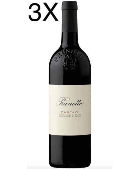 (3 BOTTLES) Prunotto - Barolo 2019 - DOCG - 75cl