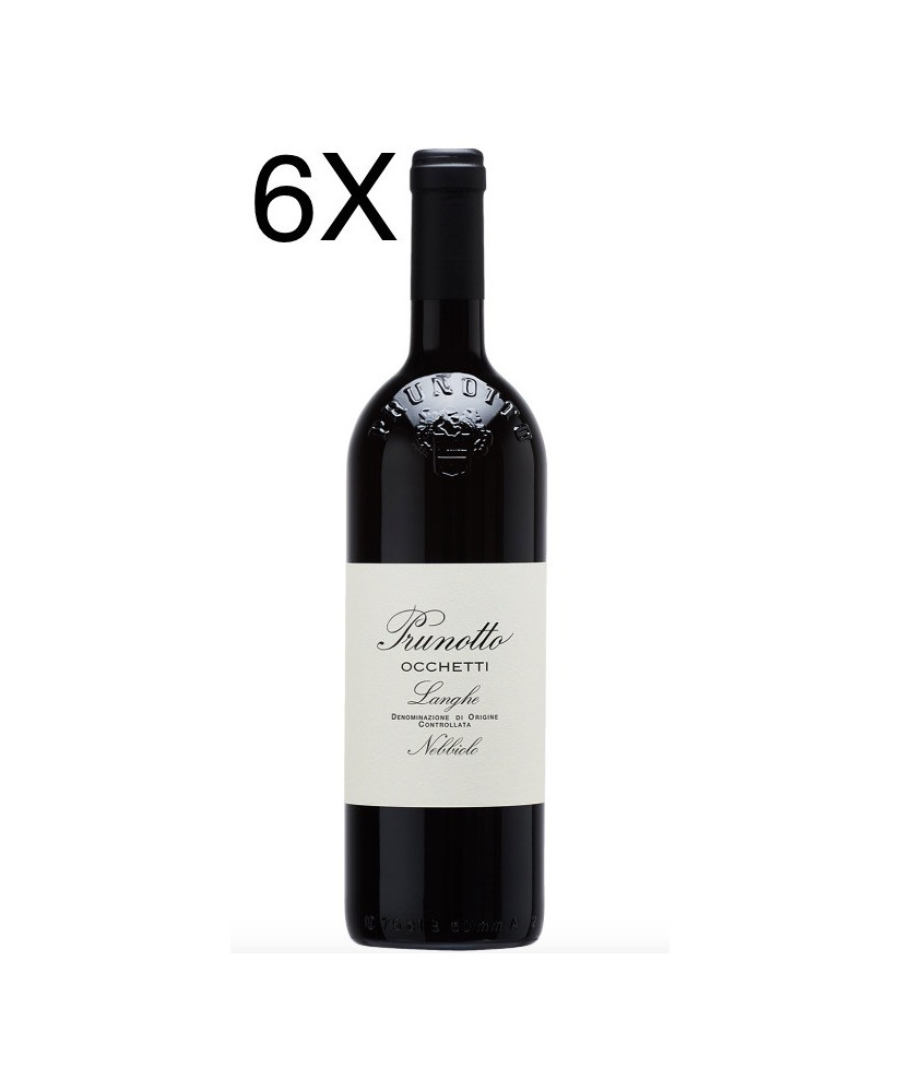 (6 BOTTLES) Prunotto - Occhetti 2021 - Nebbiolo d'Alba - Langhe DOC - 75cl