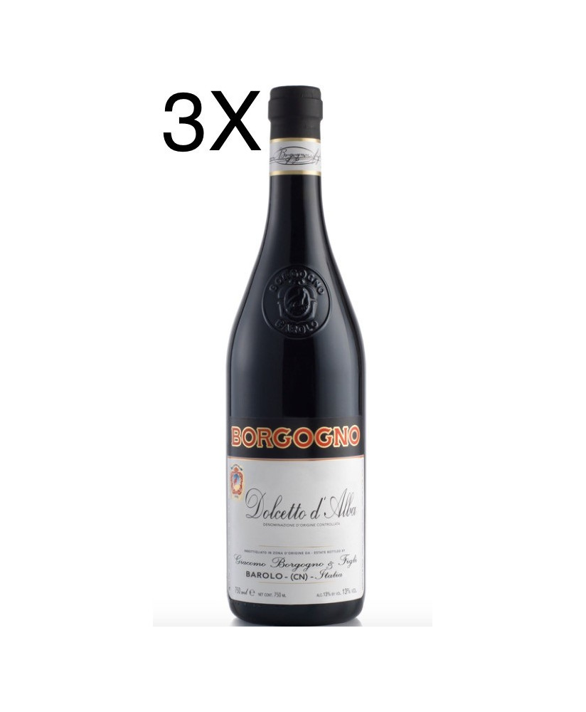 (3 BOTTIGLIE) Borgogno - Dolcetto d'Alba 2020 - DOC - 75cl