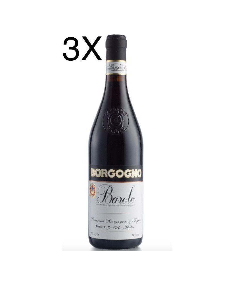 (3 BOTTIGLIE) Borgogno - Barolo 2017 - DOCG - 75cl