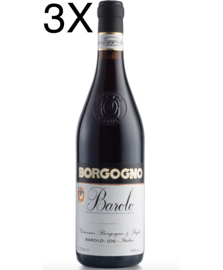 (3 BOTTIGLIE) Borgogno - Barolo 2017 - DOCG - 75cl