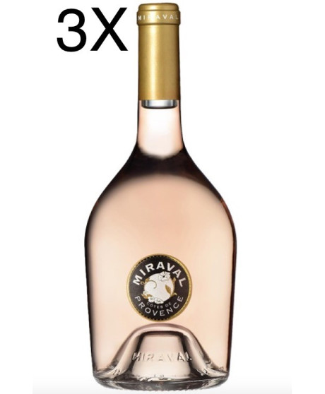 (3 BOTTIGLIE) Miraval - Côtes de Provence Rosé 2021 - 75cl