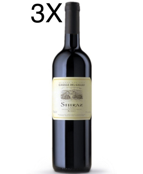 (3 BOTTIGLIE) Casale del Giglio - Shiraz 2022 - Lazio IGT - 75cl