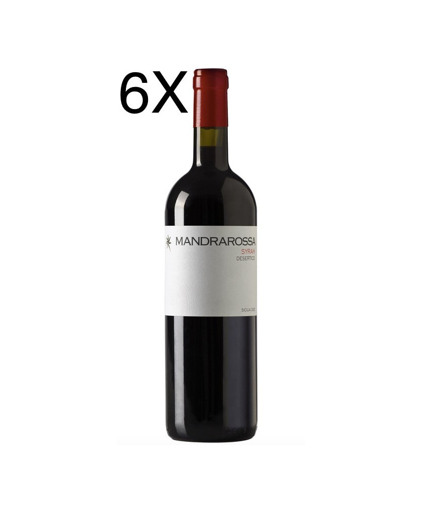 (6 BOTTIGLIE) Mandrarossa - Syrah 2020 - Desertico - Sicilia DOC - 75cl