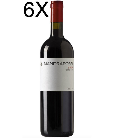 (6 BOTTIGLIE) Mandrarossa - Syrah 2020 - Desertico - Sicilia DOC - 75cl