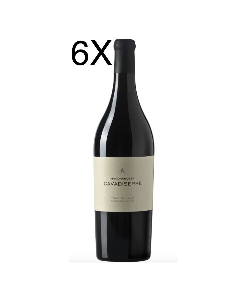 (6 BOTTIGLIE) Mandrarossa - Cavadiserpe 2019 - Terre Siciliane IGT - 75cl