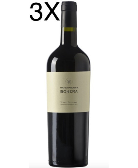 (3 BOTTIGLIE) Mandrarossa - Bonera 2019 - Sicilia DOC - 75cl