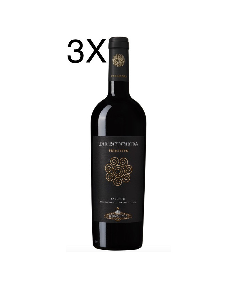 (3 BOTTIGLIE) Tormaresca - Torcicoda 2021 - Primitivo del Salento IGT - 75cl